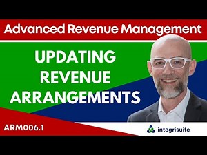 NetSuite Tutorial: Updating Revenue Arrangements | accounting software for small business -ARM006.1