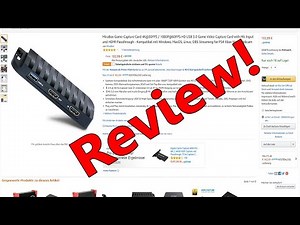 MiraBox Game Capture Card 4K Unboxing + Setup & Review Deutsch/German