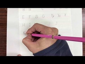 【アルファベット 大文字のかき方②】H~N くわしい解説