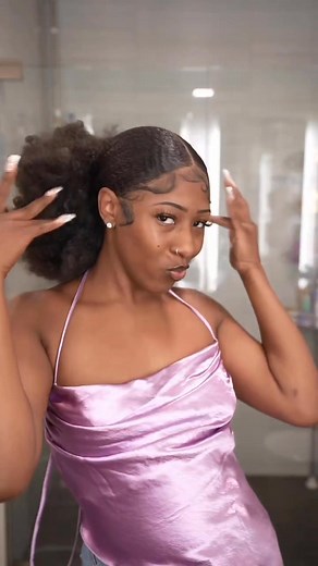 1.2K views · 27 reactions | All back slick ponytail #hairtransformation #hairtutorial #4chair #curlyhair #hairgoals #4chairstyles #viralvideoシ #fblifestyletyle #lifestyle | Natural & Beautiful | Facebook