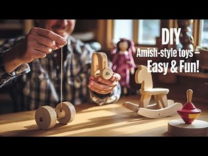 DIY Amish-Style Toys: Easy & Fun Handmade Wooden and Fabric Toys for Kids!