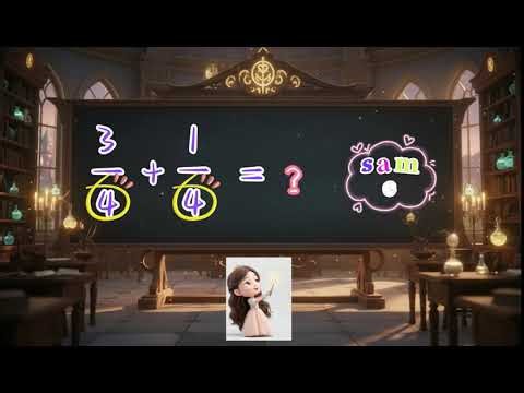 Princess Eva’s Magic Math Class – EP1-Fraction Addition | Fun Math Cartoon