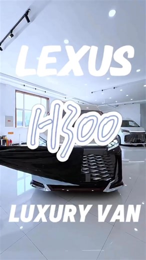 2026 Lexus H300 luxury VIP van Unwrapping a package is a wonderful feeling. #luxuycars #business #automobile #auto #bus #Toyota #lexus #luxury #hiace #cars | Hyper Race Associates