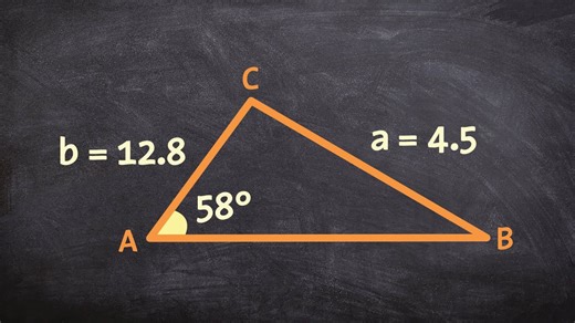 Solving SSA with law of sines and no solution