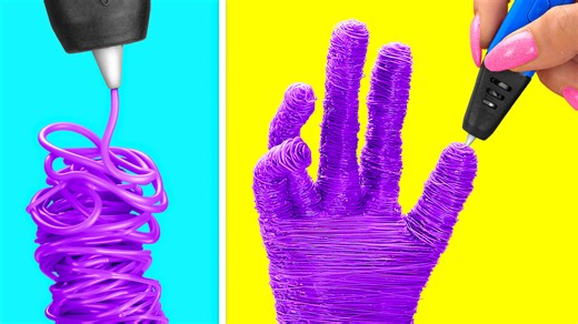 WOW! AWESOME 3D PEN HACKS FOR SMART PEOPLE || Cool Hacks And DIY by 123 GO! | 123 GO
