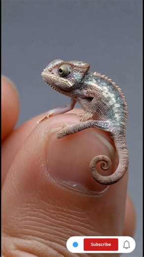 Tiny Chameleon in My Hand 🦎✨ | Color-Changing Mini Creature!