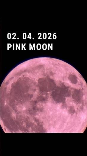 Pink Moon 🌕 Timelapse to Lunar Close-Up #pinkmoon #moon #fullmoon