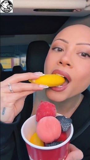 Viral Fruit Ice Cream Jane Review — WOW 🤯🍦🍌🍓#shorts #asmr #mukbang #trending