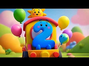Number Train 1–20 🚆 | Counting Numbers Song & Kids