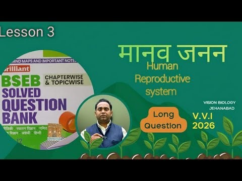 12th Human reproduiction long Question