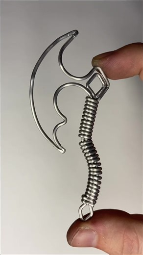 An axe made of wire 🔥😱 | Wire Art