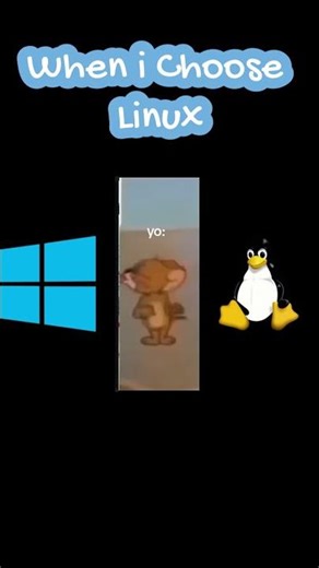 When I Choose Linux | Linux vs Windows #linux #windows