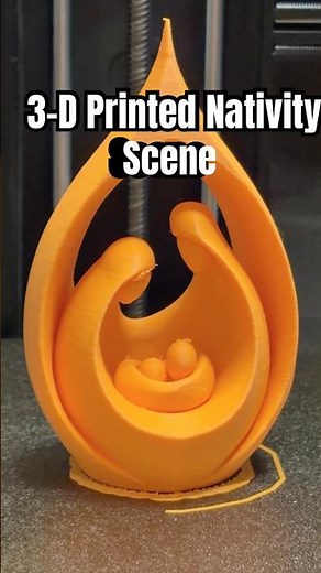3D Printed Nativity Scene Time Lapse ￼For Christmas ￼