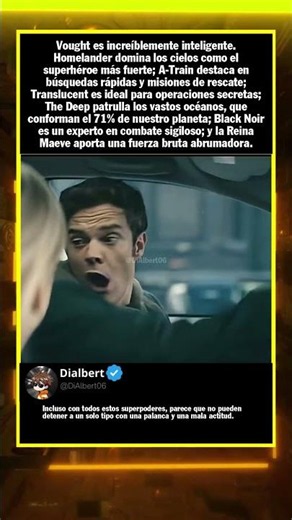 Vought es increíblemente inteligente. Homelander domina los cielos como el super...