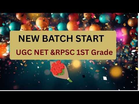 June 2026 New Batch | UGC NET + RPSC 1st Grade Political Science | Live Preparation