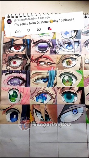 Drawing Senku from Dr. STONE! 🔬🟢 #drstonefanart #mangaart_flow