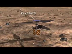 Helicopter drones on Mars