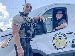 Dwayne 'The Rock' Johnson floored by viral lookalike cop: He's 'way cooler'