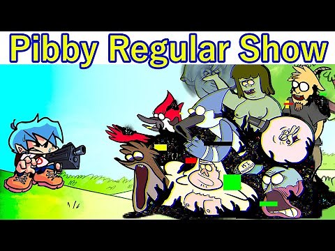 Corrupted Regular Show (FNF Mod) Fallen Power Come Learn With Pibby!