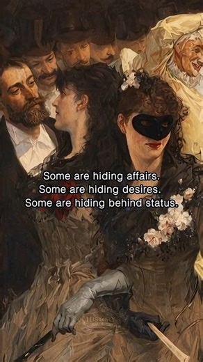 The Masked Ball (1880) by Charles Hermans #art #history #maskedball