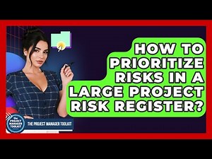 How To Prioritize Risks In A Large Project Risk Register? - The Project Manager Toolkit