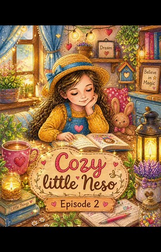 Episode 2 of my new series #cozy_little_neso I hope you enjoyed it #aitrend #animatedstories #NovoDoveCabelos #coloringbooks