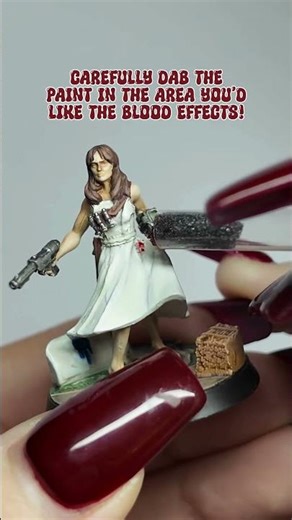 Blood Effect Tutorial for your miniatures! 🩸 #miniature #paintingminiatures #wargaming