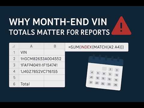 How Do I Total VINs By Row In Excel?