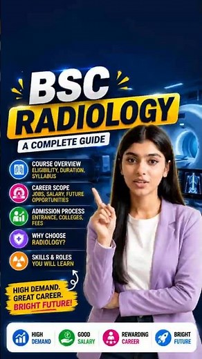 B.Sc Radiology Course Review 🔥 Salary, Scope & Career Opportunities 2026