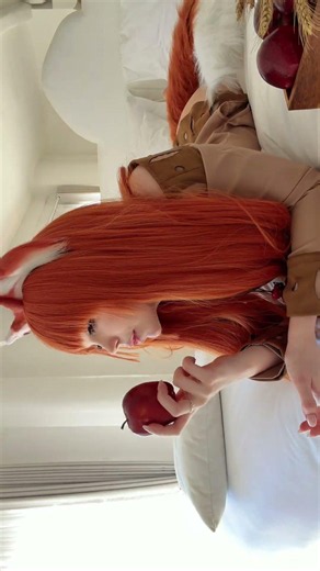 She really is the cutest wolf girl #holo #animecosplay #cosplay