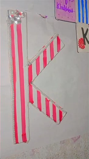 DIY Letter K Decor ✨ | Easy Room Decoration Ideas 🌸