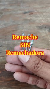 386K views · 1.9K reactions | Cómo hacer un remache sin remachadora. #herramientas #tutorial #manualidades #hack #decotianguis | Comunidad Deco Tianguis | Facebook
