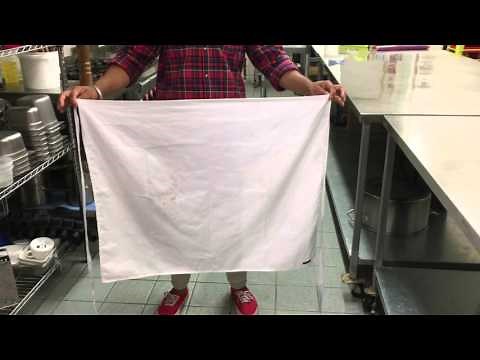 How to wear an apron properly