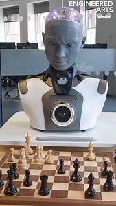 Ameca's Overconfidence Meets a Pro's Checkmate Move ♟️🤖🔥" Ameca, the confident humanoid robot 🤖, steps into a chess match against a professional player, fully expecting to dominate the game. With every move, her confidence soars... until the unexpected happens – checkmate! ♟️😱 Watch the shocking twist that left Ameca stunned and reminded us all that brains still have the edge over AI brilliance. Who’s your money on for a rematch? 🧐👀 #tkcrobotics #reels #technews #china #ai #Ameca #Humanoid