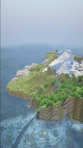 Survival Island MOUNTAIN Seed 🏝️ 🏔️ Minecraft 1.21+