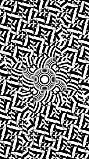 Watch This Illusion Loop and Feel Your Mind Calm Down | #hypnoticpatterns #trippyfractals
