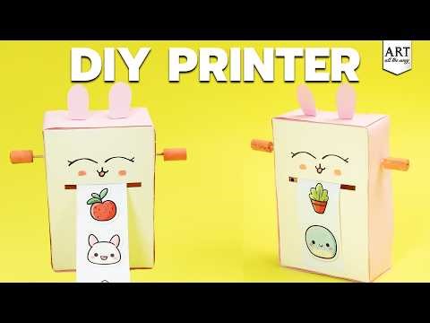 DIY Cute Printer 🖨️💕 | How to Make an Aesthetic Mini Printer