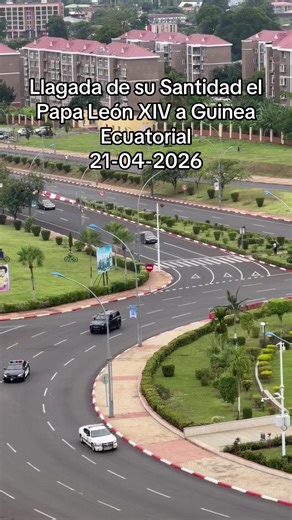Papa León XIV llega a Guinea Ecuatorial