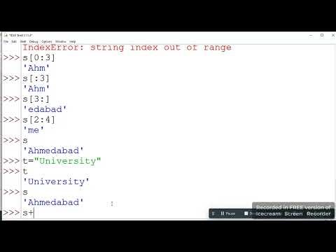 String operations and functions