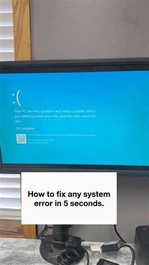 How to Fix any system error. Works every time!! #DorkyDad63 #funny #comedy #dadlife #followme