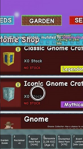 How to Get the GNOME in Grow a Garden