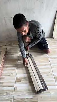 How to cut baseboard without wasting any pieces.