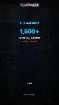 AI Rewriting credit score FICO techtonic finsight