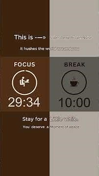3010 Pomodoro Timer with Super Deep #brownnoise 🟤 #studywithme for Deep Focus & ADHD #shorts 💫