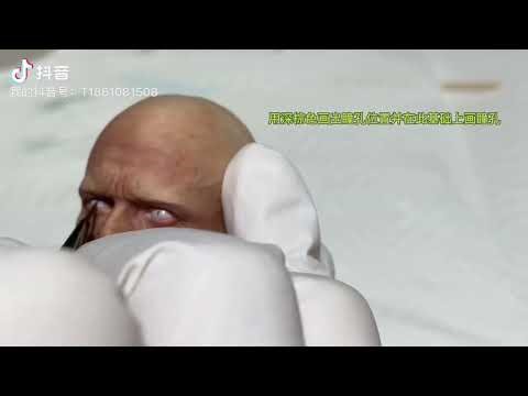 1/6 scale head painting —Eye painting part 1 how to paint pupil