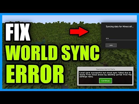 How to Fix Syncing Issue to Cloud for Minecraft Bedrock Edition (Easy Guide)