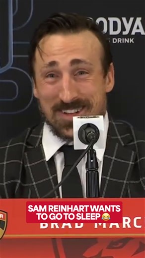 671K views · 4.9K reactions | *cue the exit music*  Sam Reinhart played Brad Marchand off the podium after last night's game. Don't miss Game 4 of the #StanleyCup Final between the Edmonton Oilers and Florida Panthers Thursday at 8p ET on NHL on TNT, Sports on Max, Sportsnet and TVA Sports! | NHL | Facebook