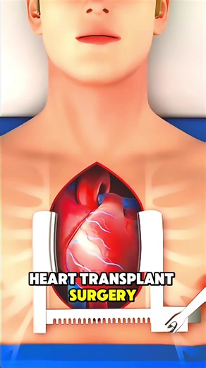 How Heart Transplant Surgery Is Done (3D Animation) Heart transplant surgery is performed to replace a failing heart with a healthy donor heart. The surgeon removes the diseased heart while keeping major blood vessels intact. The donor heart is then connected to these vessels and restarted. This procedure restores blood circulation in patients with end-stage heart failure. #hearttransplant #heartsurgery #cardiacsurgery #medical3d #3danimation