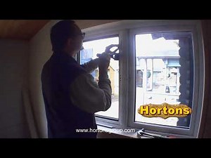 DIY fit & glaze uPVC windows with basic tools - Hortons cabins