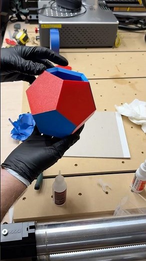 Using my Bambu Labs P1S 3D printer to print a dodecahedron